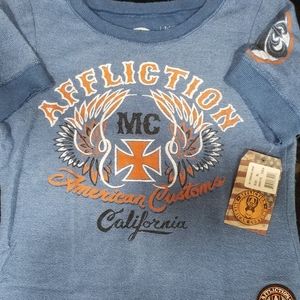 Affliction womens xl shirt